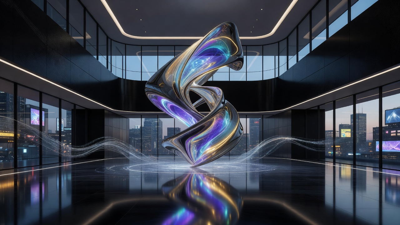 Midjourney AI generative art showcasing futuristic brand imagery